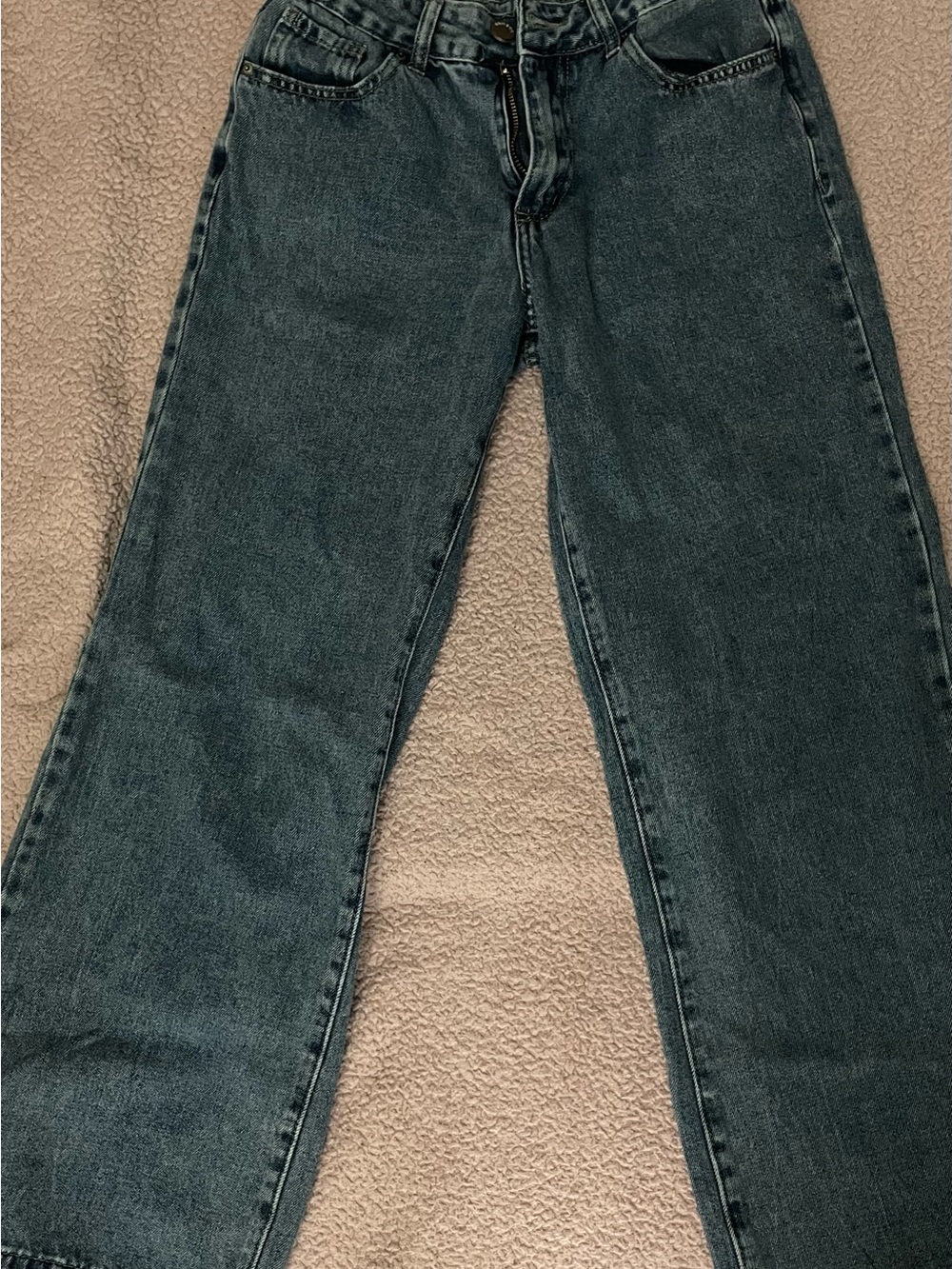 BAMBOO Women's Flare Jeans in Dark Gray Wash